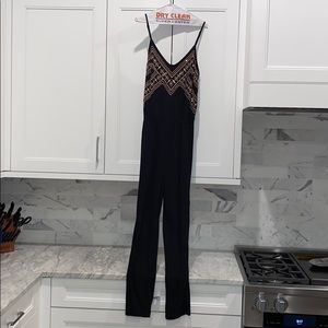 Embroidered& sequined Forever 21 jumpsuit. Large